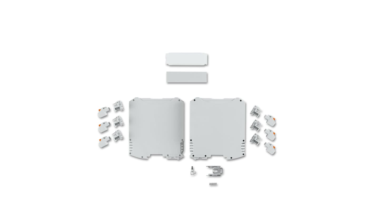 Phoenix Contact ME Series DIN Rail Housing Set for Use with For Mounting On A DIN Rail, 12A