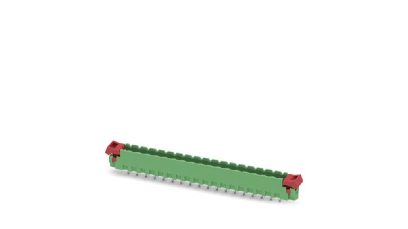Phoenix Contact MSTBV Series Vertical Wave Soldering PCB Header, 18 Contact(s), 5.08mm Pitch, 1 Row(s), Shrouded