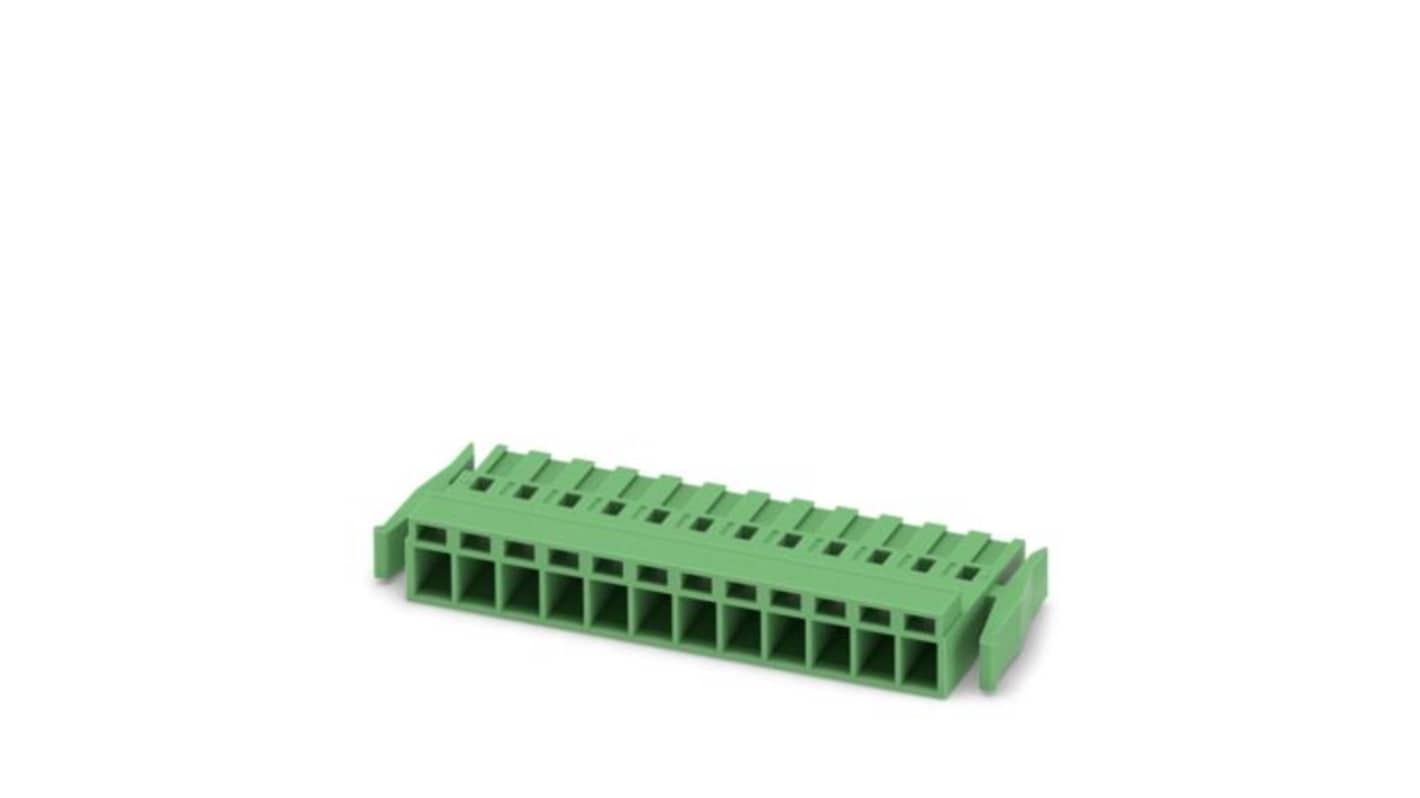 Phoenix Contact MSTBC 2 Series PCB Connector, 12-Contact, 5.08mm Pitch, Latching, 1-Row, Crimp Termination