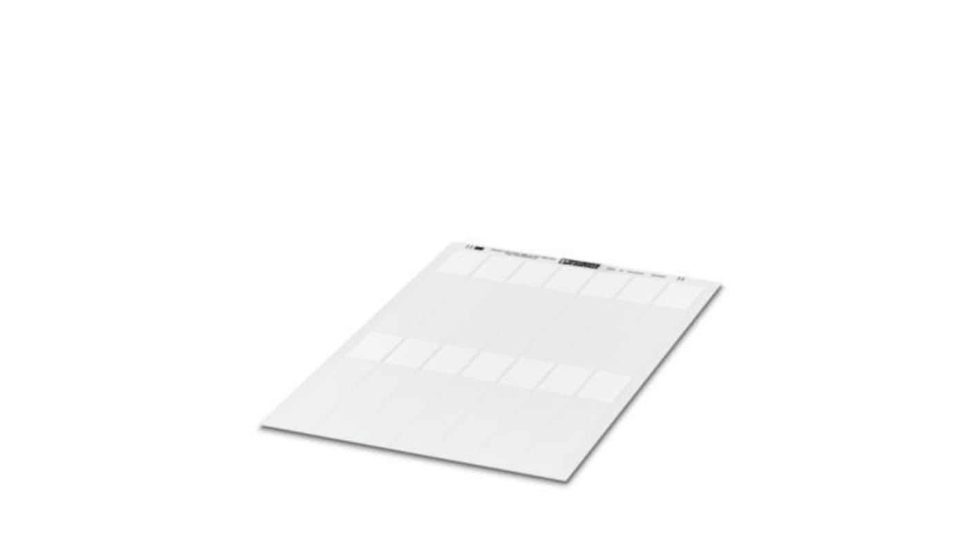 Phoenix Contact WML Adhesive Cable Label, White, Pre-printed "Unlabeled", 12.1 → 36.4mm Cable, for Conductors