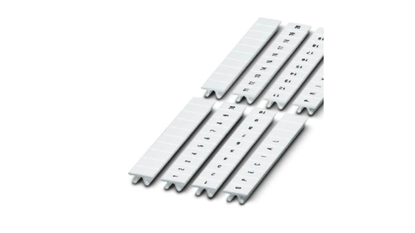 Phoenix Contact, ZB 5 Terminal Marker for use with Terminal Blocks