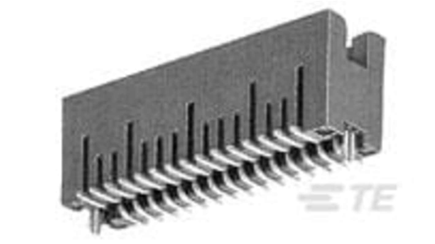 TE Connectivity AMPMODU Series Vertical Surface Mount PCB Header, 20 Contact(s), 1.27mm Pitch, 2 Row(s), Shrouded