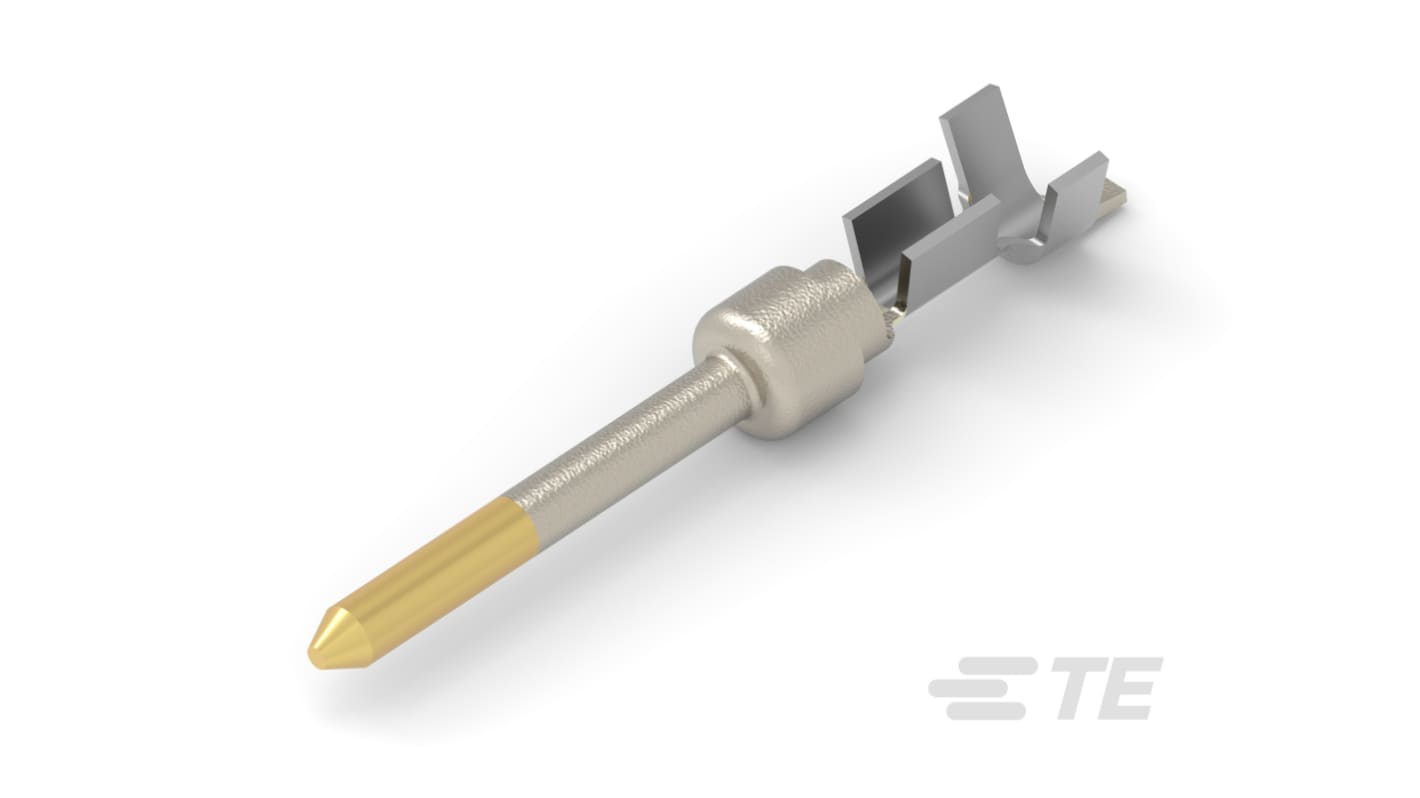 TE Connectivity, AMPLIMITE Series, size 20 PIN Crimp D-Sub Connector Coaxial Contact, Gold Pin, 28 → 24 AWG