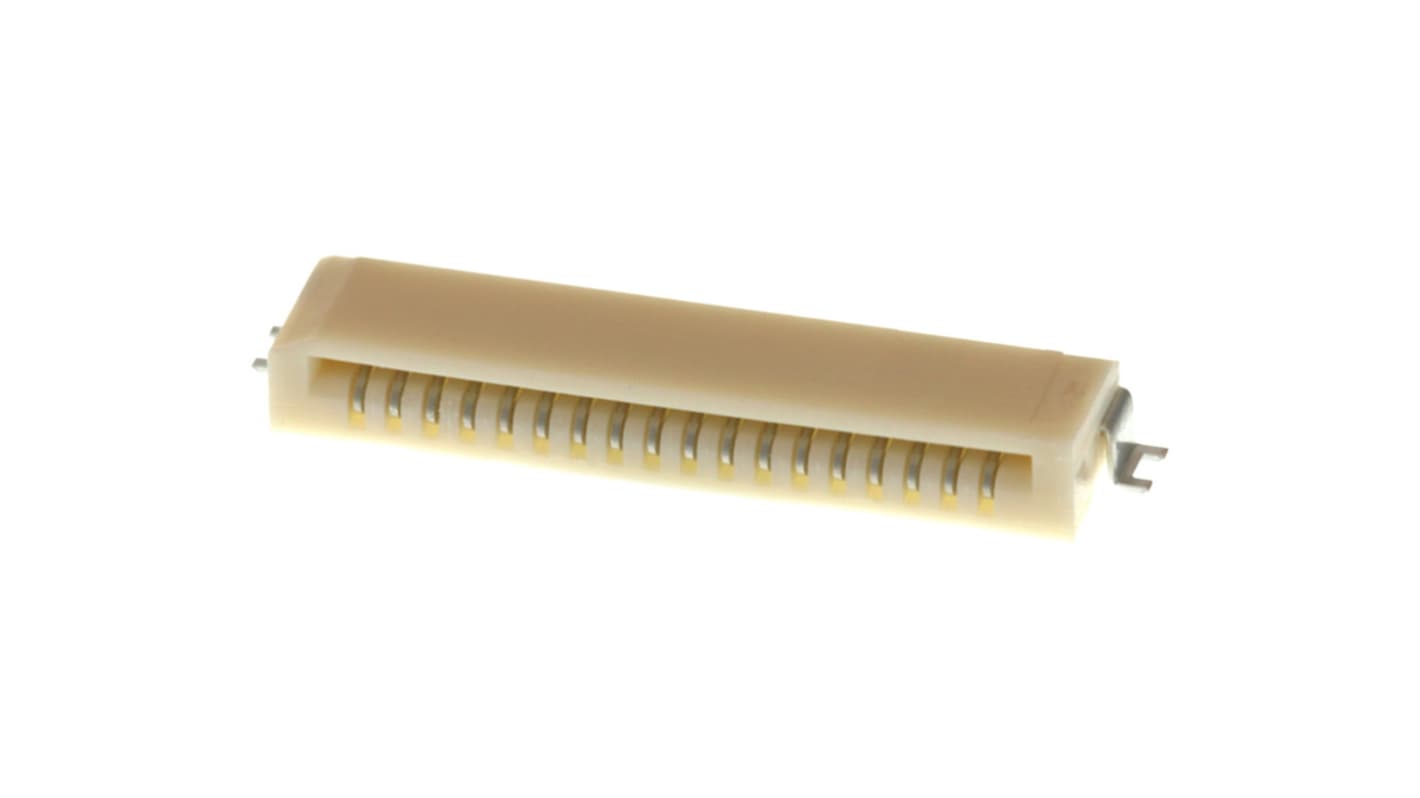 Molex, 52852, 52852-1870 1mm Pitch 18 Way Right Angle FPC Connector, Bottom