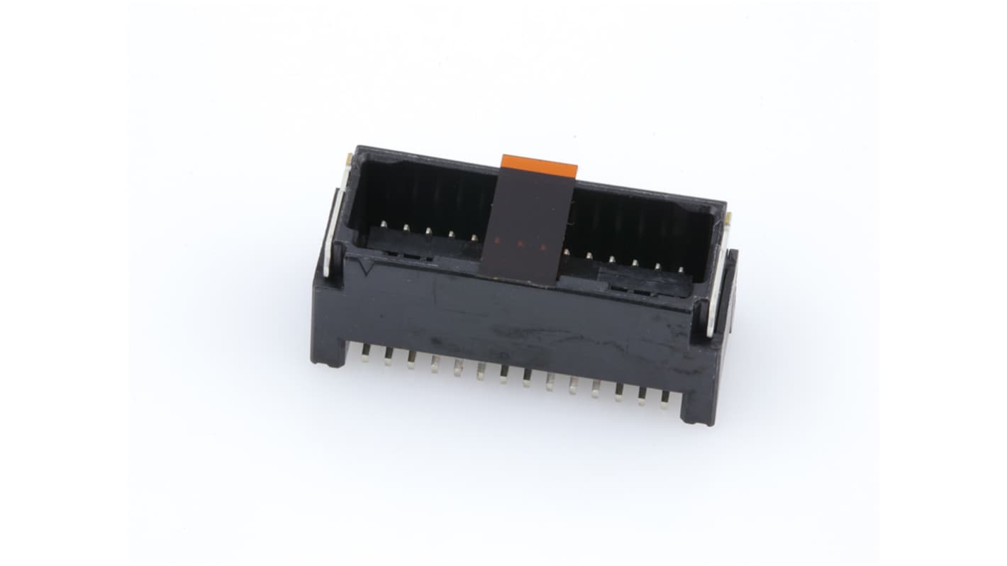 Molex 505433 Series Vertical Surface Mount PCB Header, 28 Contact(s), 1.25mm Pitch, 2 Row(s), Shrouded