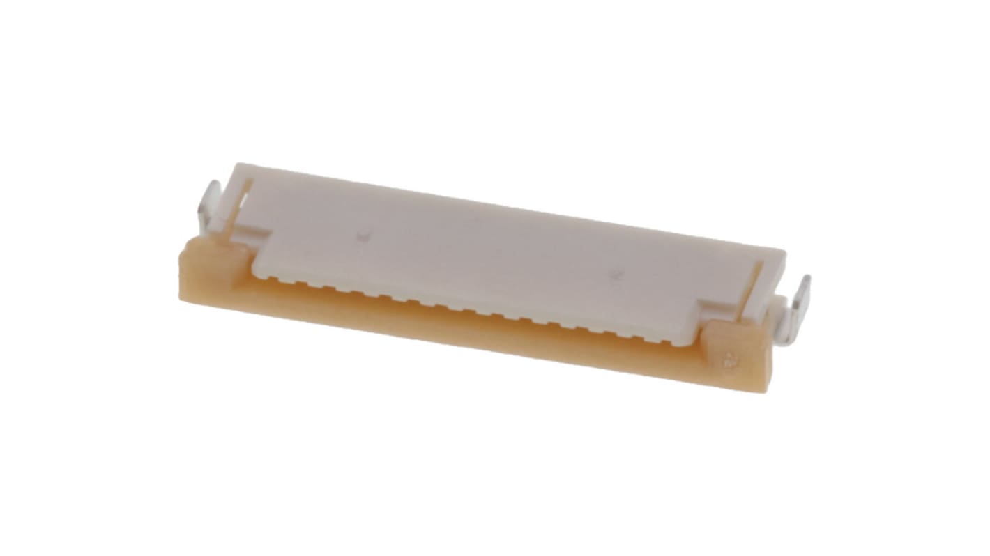 Molex, 52207, 52207-1560 1mm Pitch 15 Way Right Angle FPC Connector, Top Entry