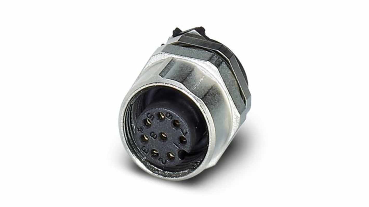 Phoenix Contact Circular Connector, 8 Contacts, Rear Mount, M12 Connector, Socket, Female, IP67, SACC Series