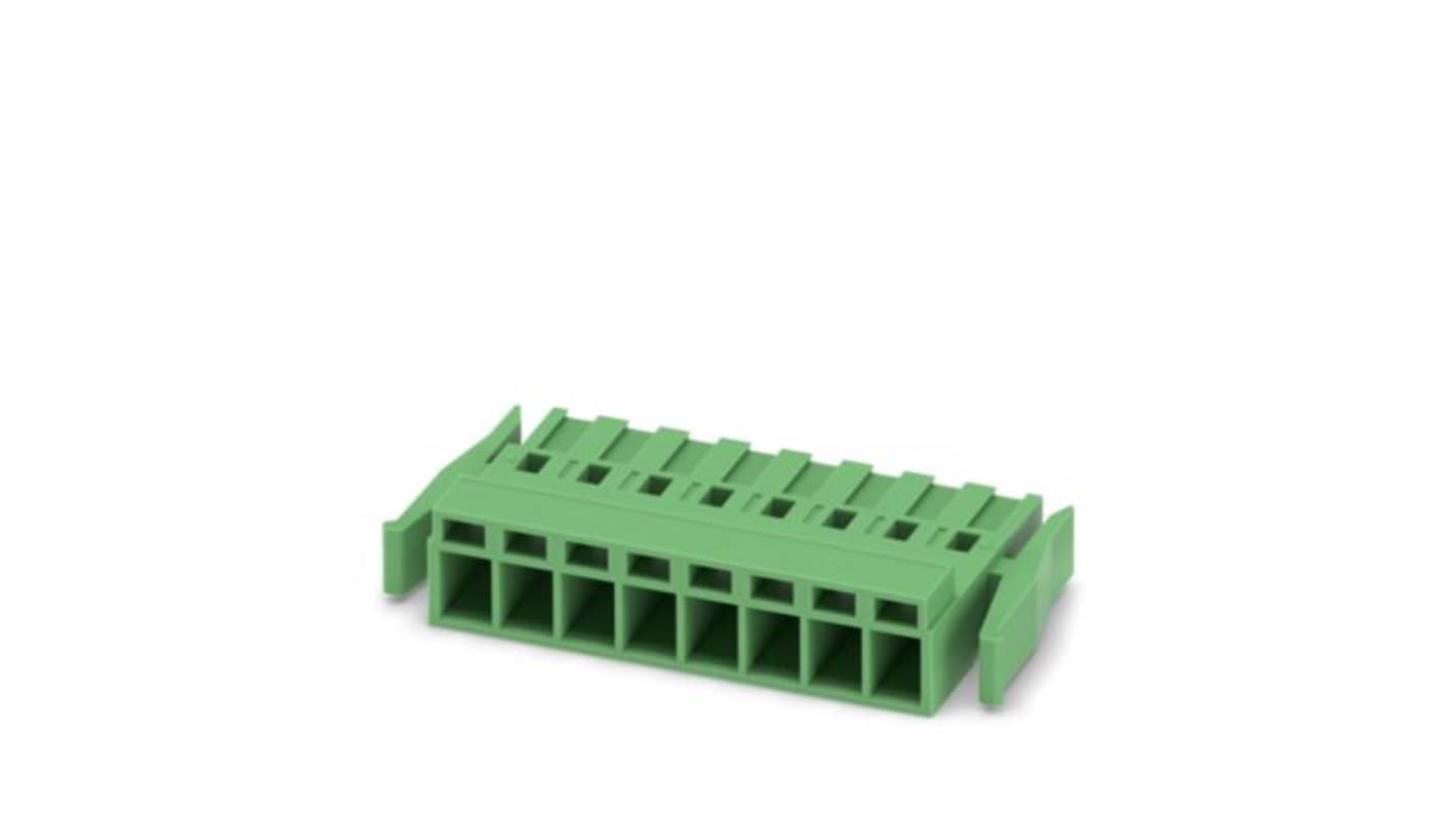 Phoenix Contact MSTBC Series PCB Connector, 8-Contact, 5.08mm Pitch, Latching, 1-Row, Crimp Termination