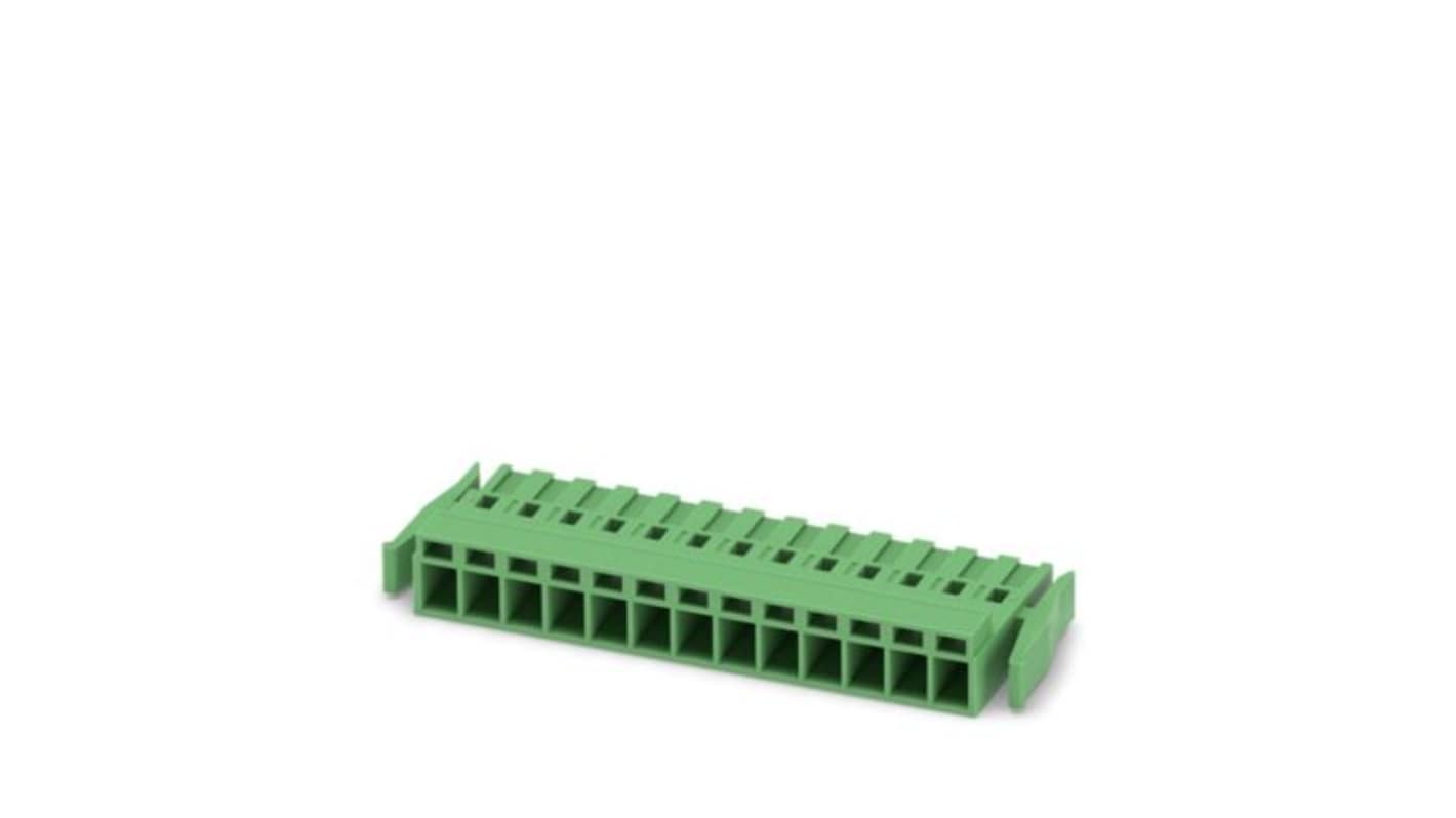 Phoenix Contact MSTBC Series PCB Connector, 13-Contact, 5.08mm Pitch, Latching, 1-Row, Crimp Termination