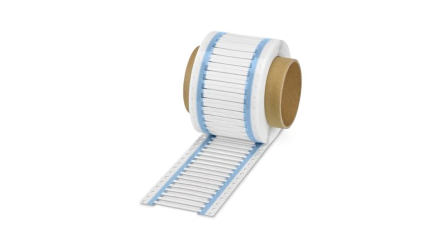 Phoenix Contact WMS Slide On Cable Marker, White, Pre-printed "Unlabeled", 0.8 → 2.4mm Cable, for Control