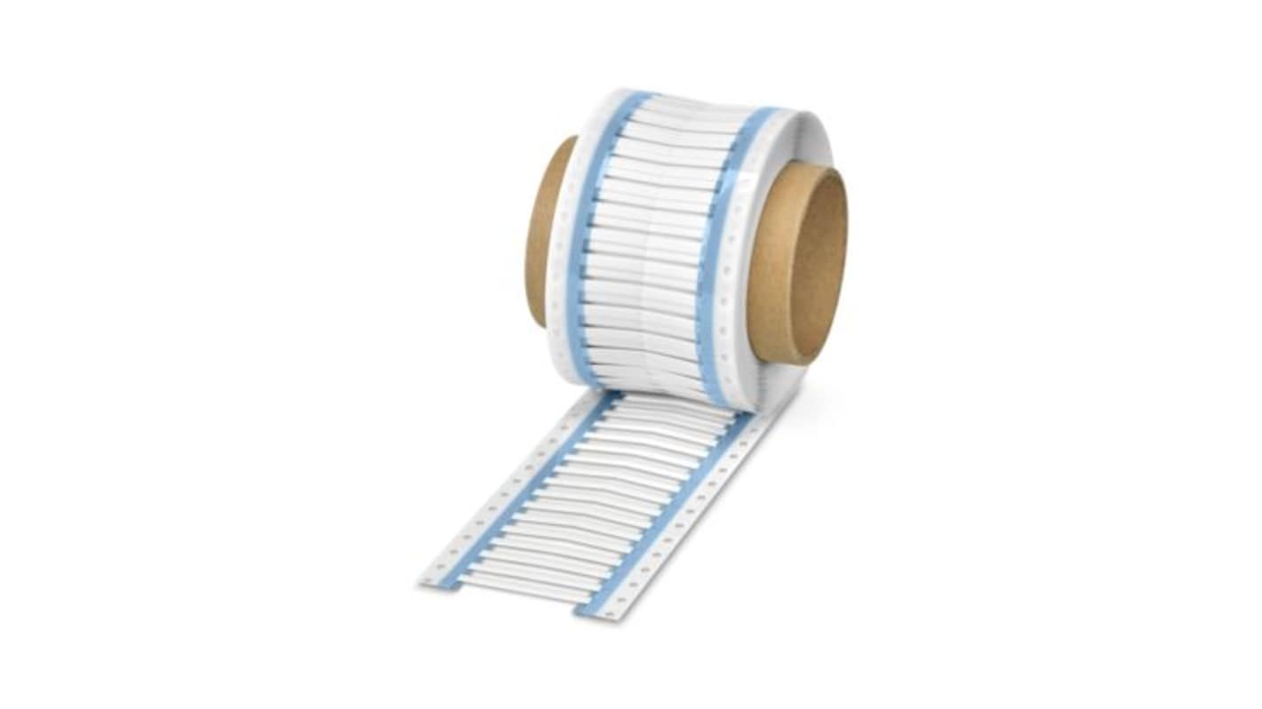 Phoenix Contact Halogen Free Heat Shrink Sleeving, White 0.8 → 2.4mm Sleeve Dia. x 30mm Length 3:1 Ratio, WMS