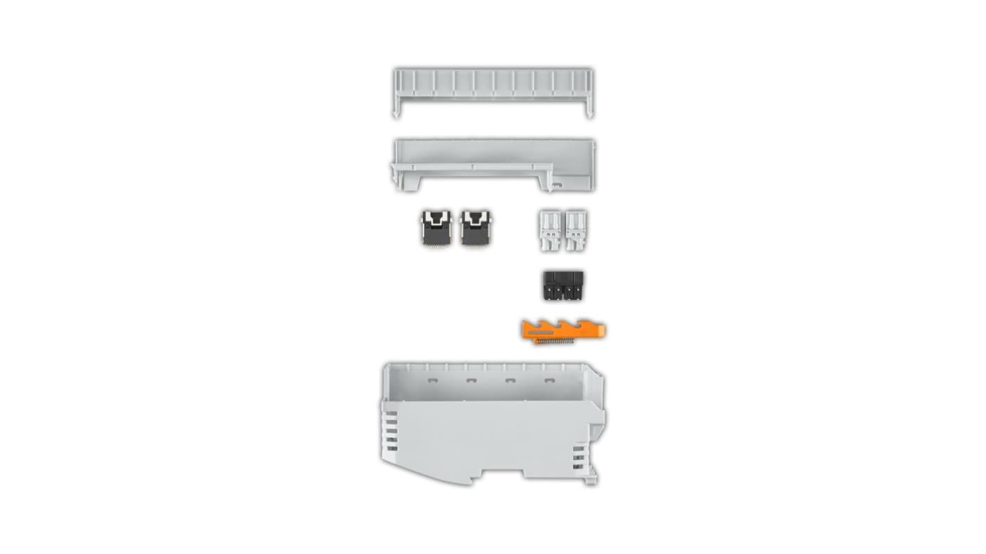 Phoenix Contact DIN Rail Housing Set for Use with Mounting On A DIN Rail, 8A