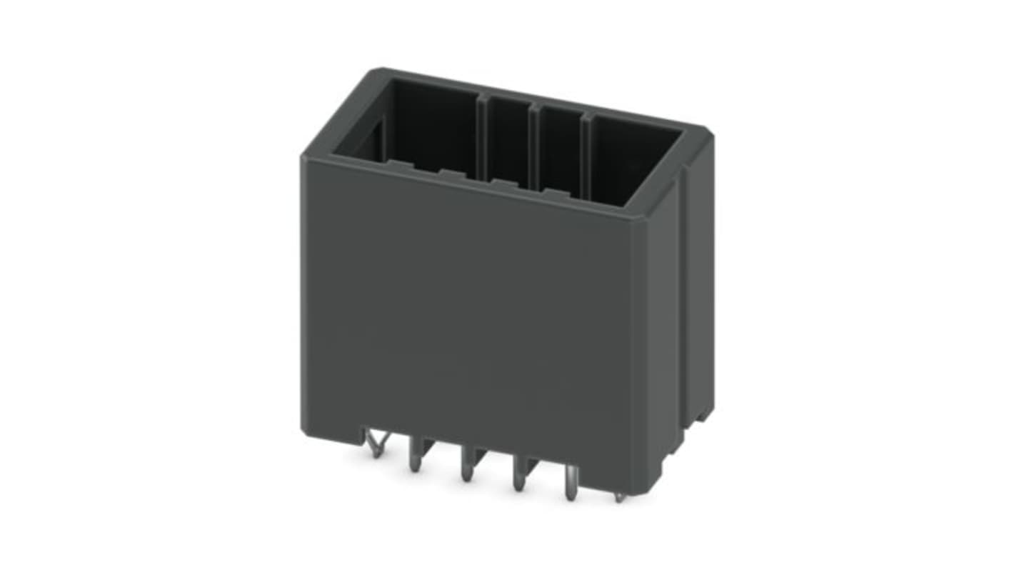 Phoenix Contact DD31H Series Vertical Wave Soldering PCB Header, 8 Contact(s), 3.81mm Pitch, 2 Row(s), Shrouded