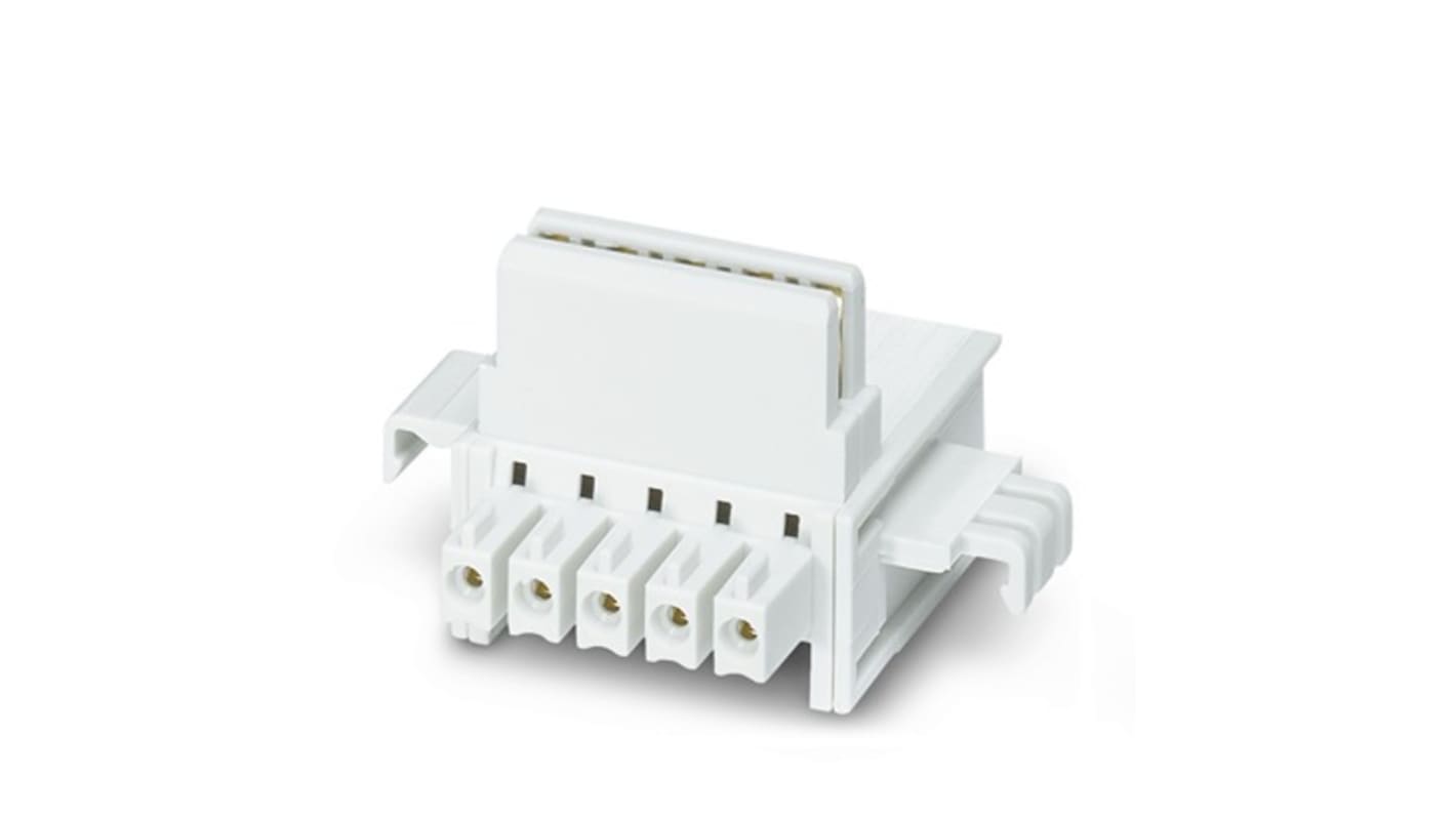Phoenix Contact TBUS Series BUS Connector for Use with DIN Rail Terminal, 8A