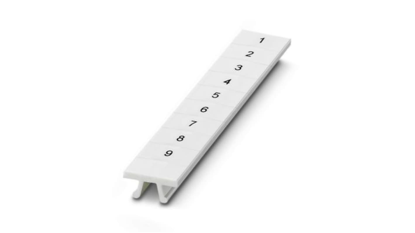 Phoenix Contact, ZB 6 Terminal Marker for use with Terminal Blocks