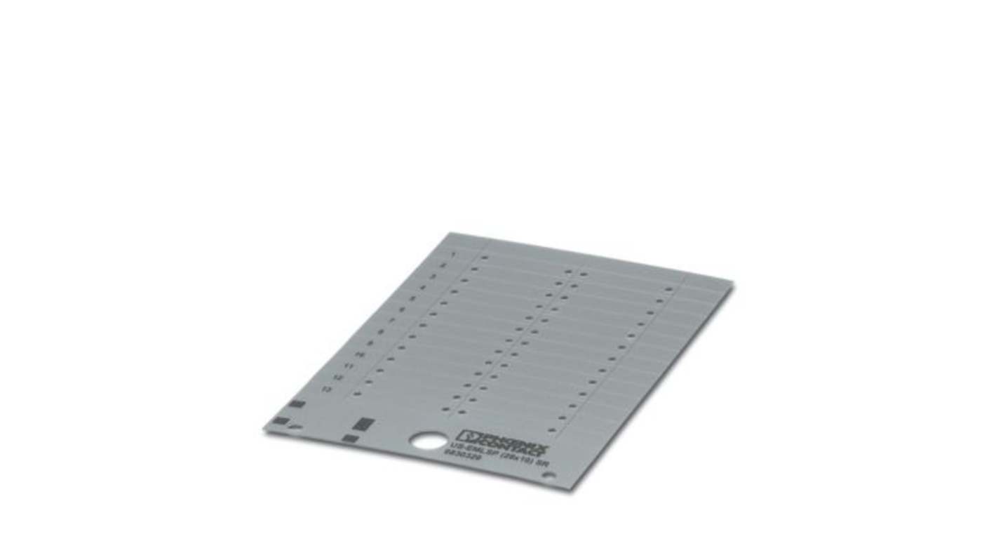 Phoenix Contact, US-EMLSP Terminal Marker for use with Terminal Blocks