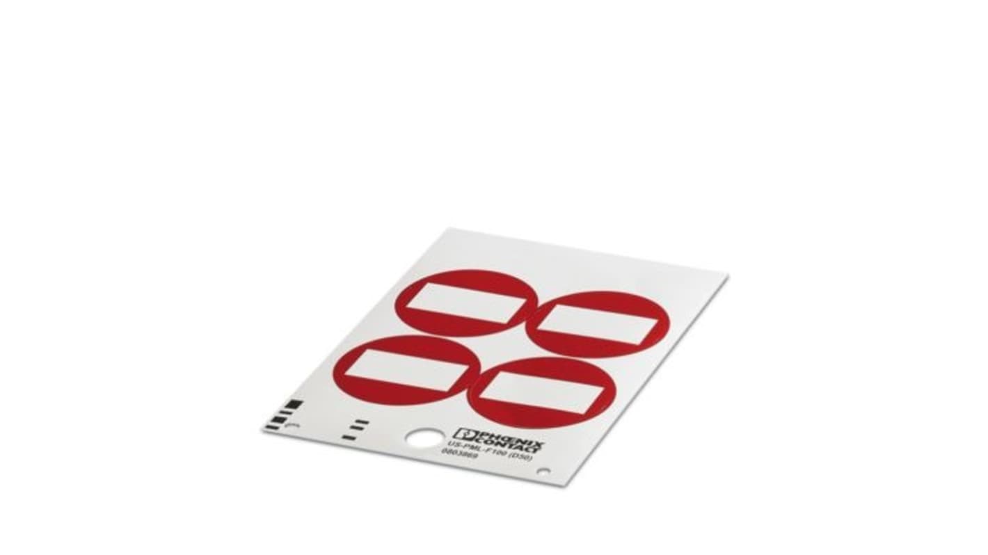 Phoenix Contact, US-PML Terminal Marker for use with BLUEMARK ID, BLUEMARK ID COLOR, THERMOMARK CARD, THERMOMARK PRIME