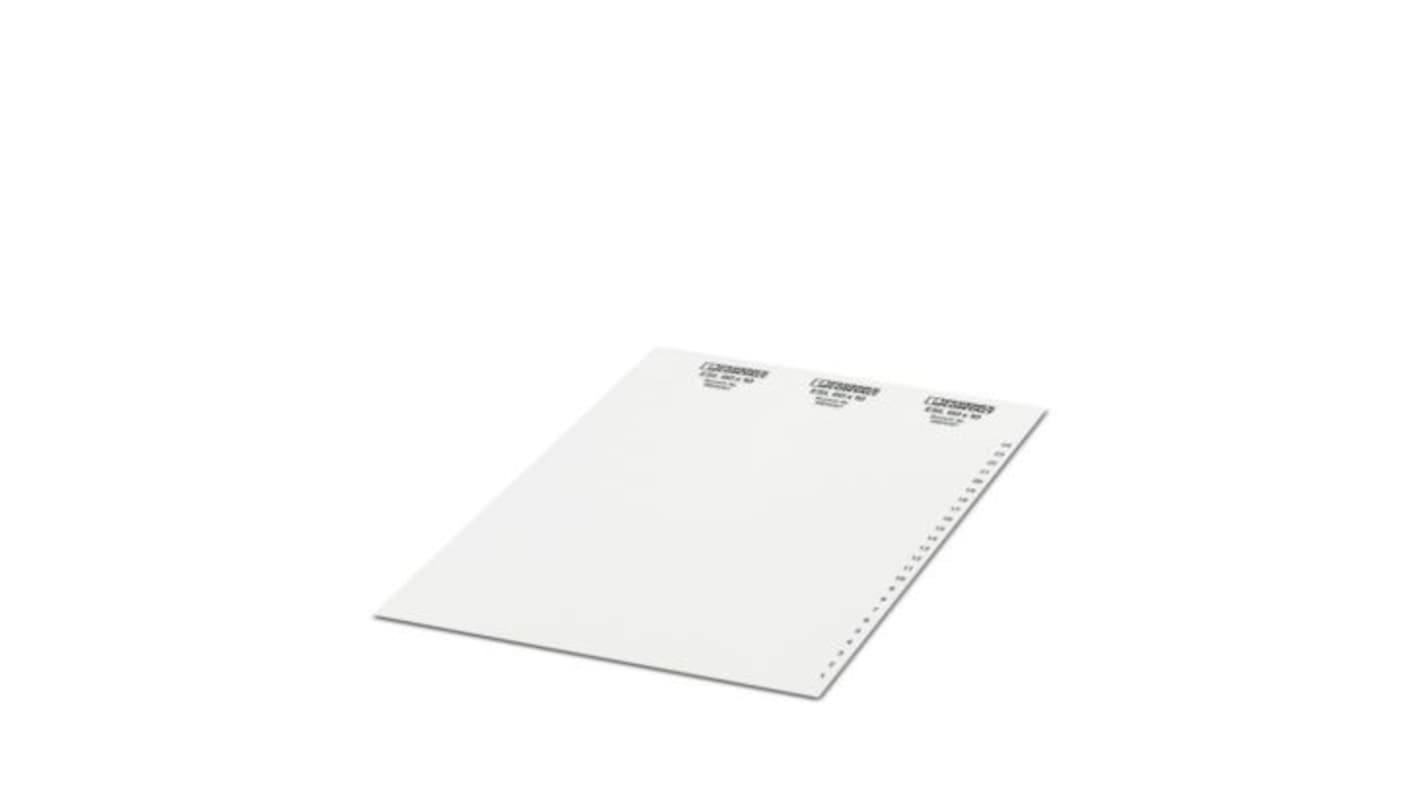 Phoenix Contact, ESL60 Insert Strip for use with Terminal Strip Marker Carrier
