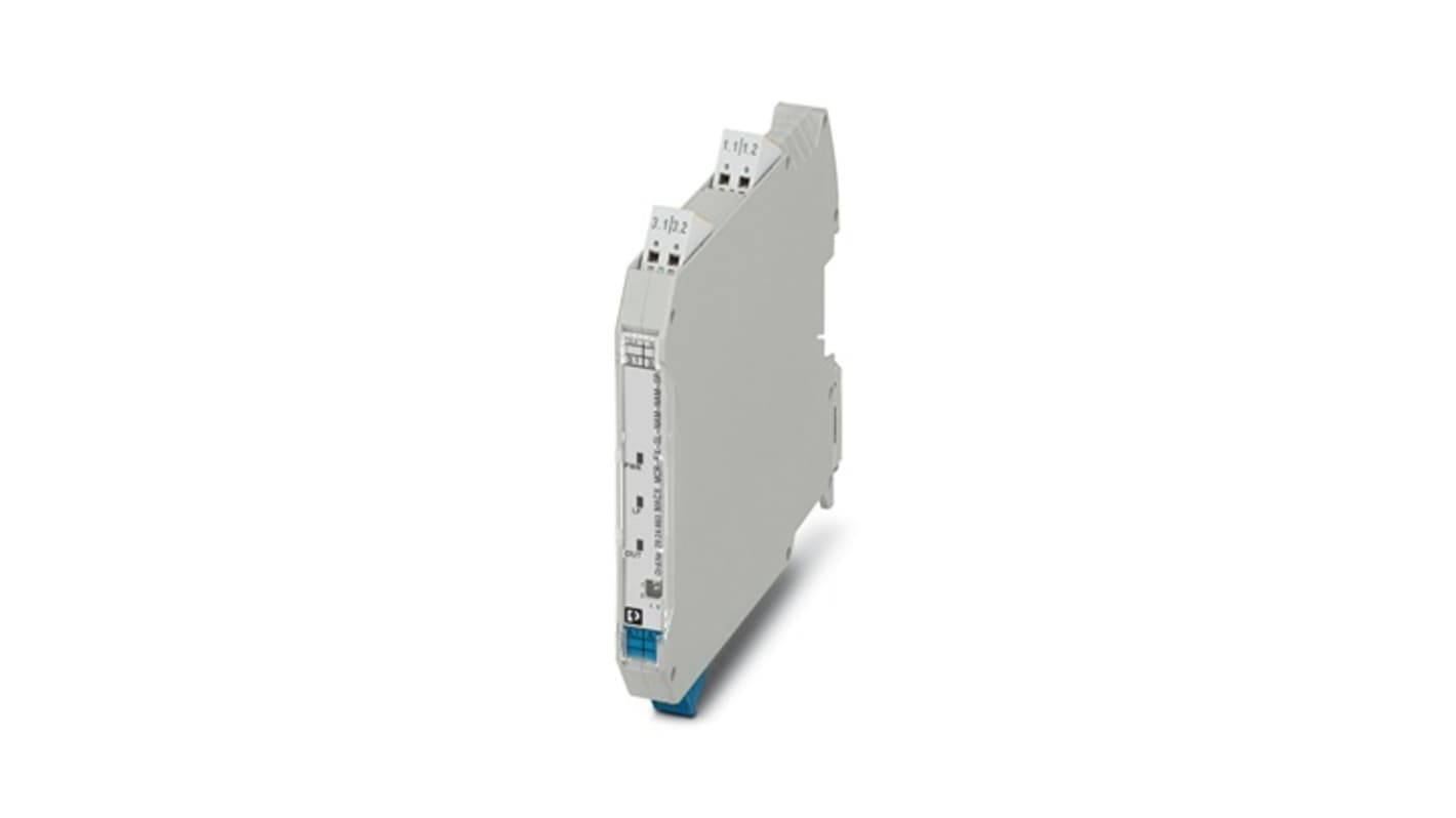 Phoenix Contact MACX MCR Series Isolation Amplifier, Current, Voltage Input, Current, Voltage Output, 24V dc Supply