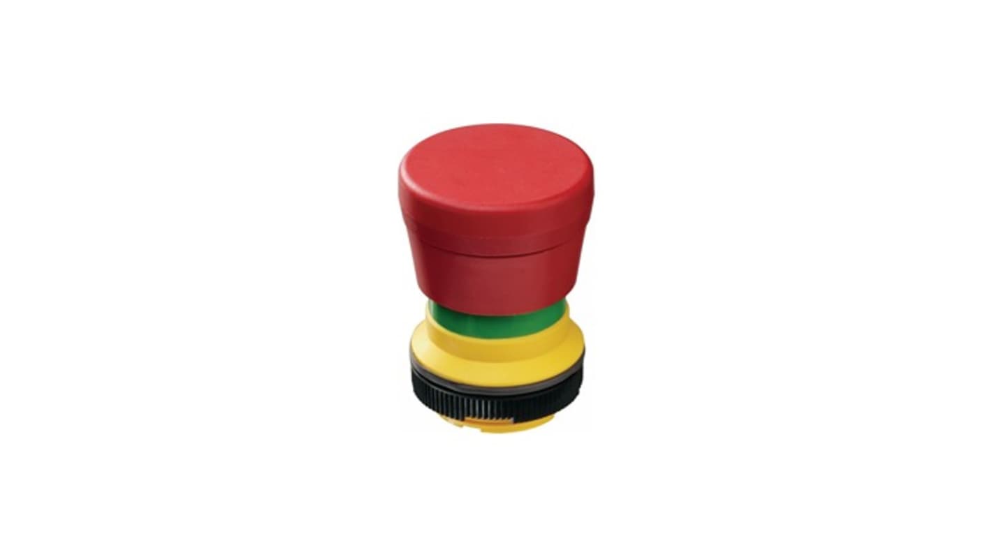 RAFI RAFIX 22 FS Series Latching Emergency Stop Push Button, PCB, 22.3mm Cutout, DPST, IP65