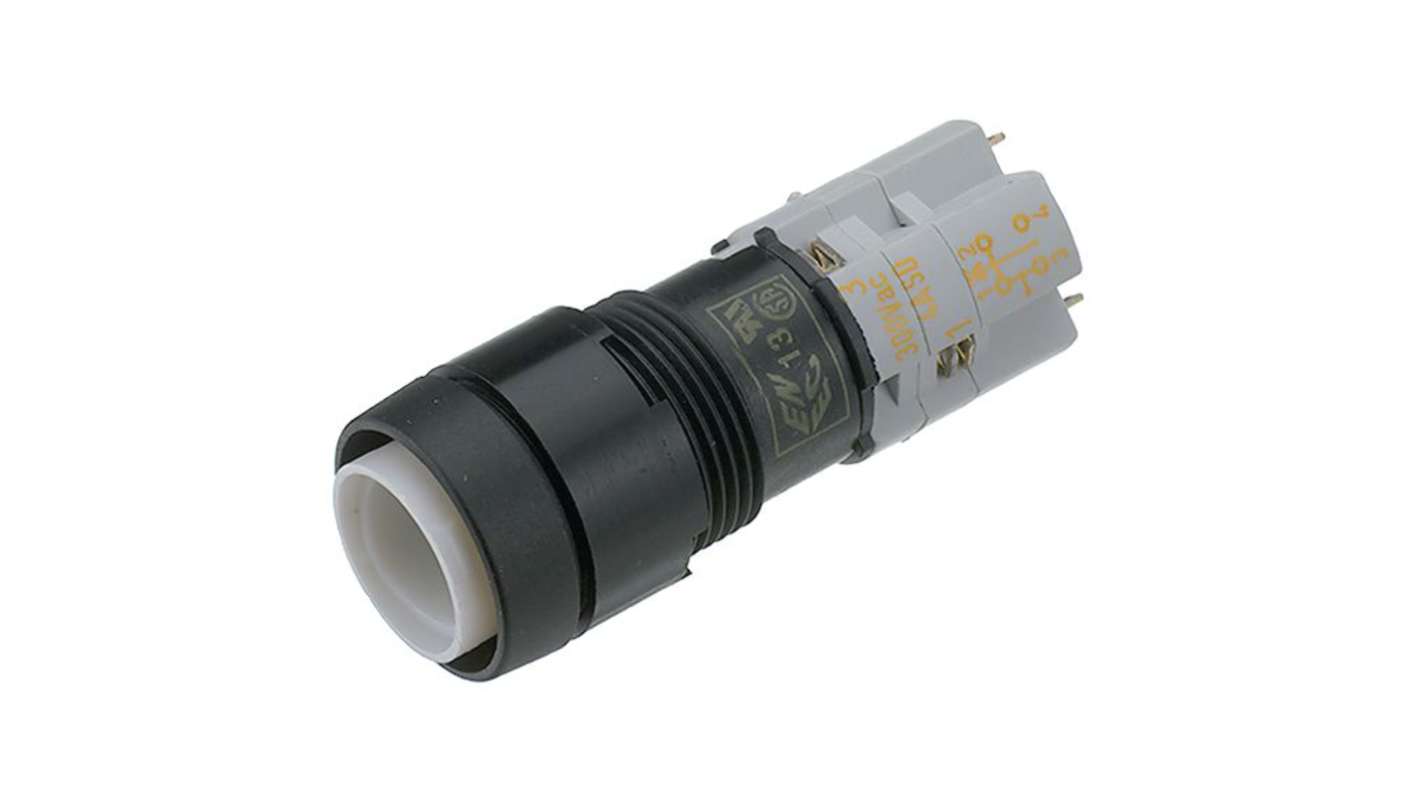 RAFI 照光式プッシュボタンスイッチ, モーメンタリ, 1 NC +1 NO, 16.2mm スルーホール実装, IP40