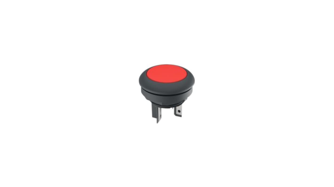 RAFI LUMOTAST 16 Series Illuminated Illuminated Push Button Switch, Momentary, Through Hole, 16.2mm Cutout, 1 NO, White