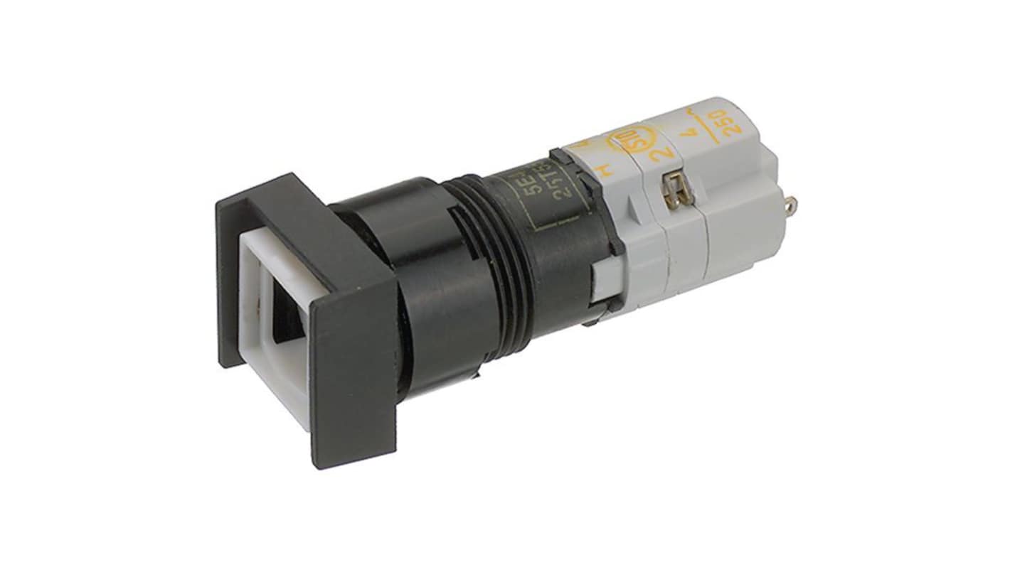 RAFI LUMOTAST 75 Series Illuminated Illuminated Push Button Switch, Momentary, Through Hole, 16.2mm Cutout, 2 NC + 2
