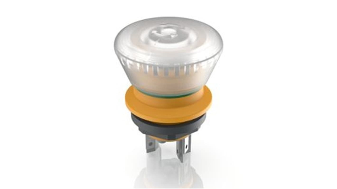 RAFI Φ16.2mm带灯急停按钮, PCB安装, 双极单掷触点, 250V, IP65, IP67, 闭锁