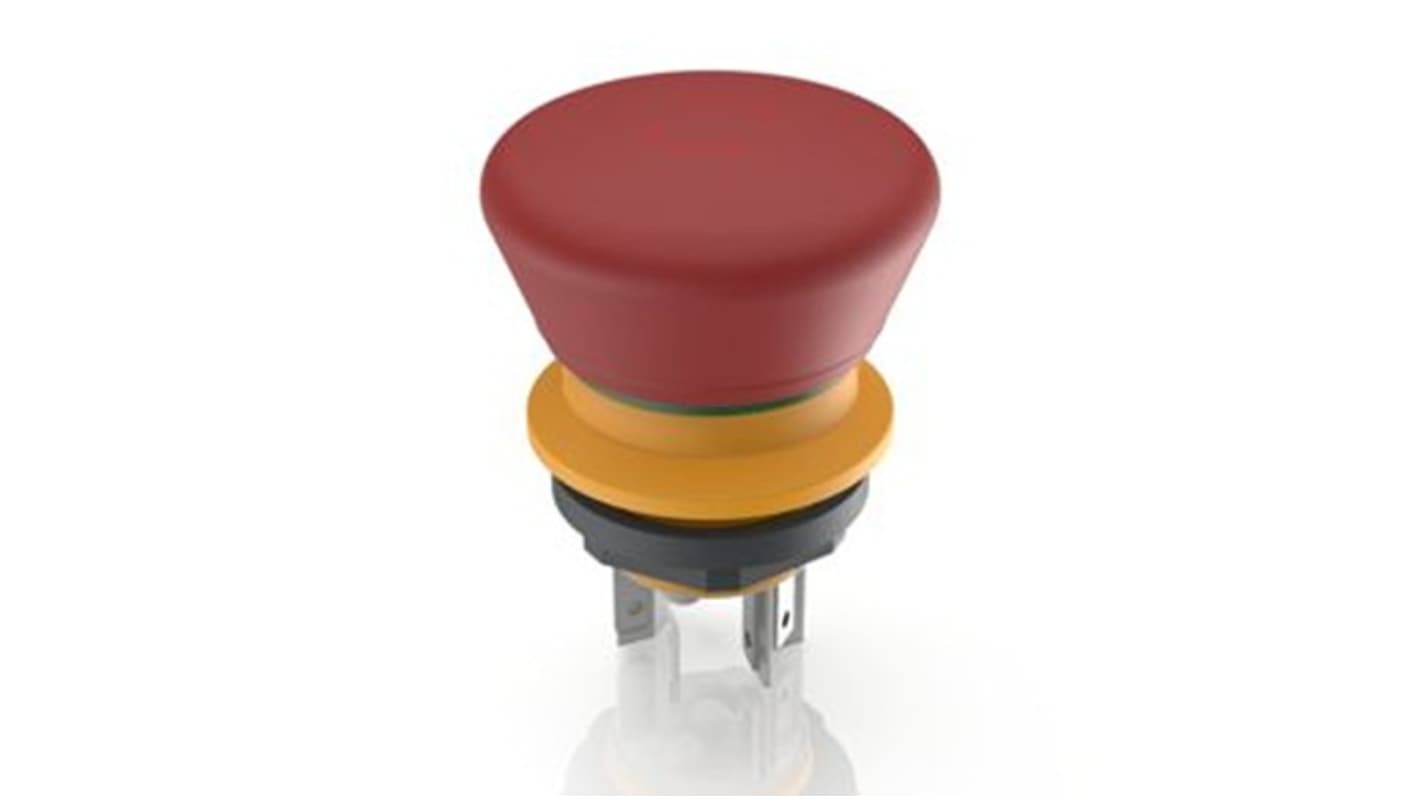 RAFI 非常停止用押釦スイッチ, SPST, IP65、IP67, PCB