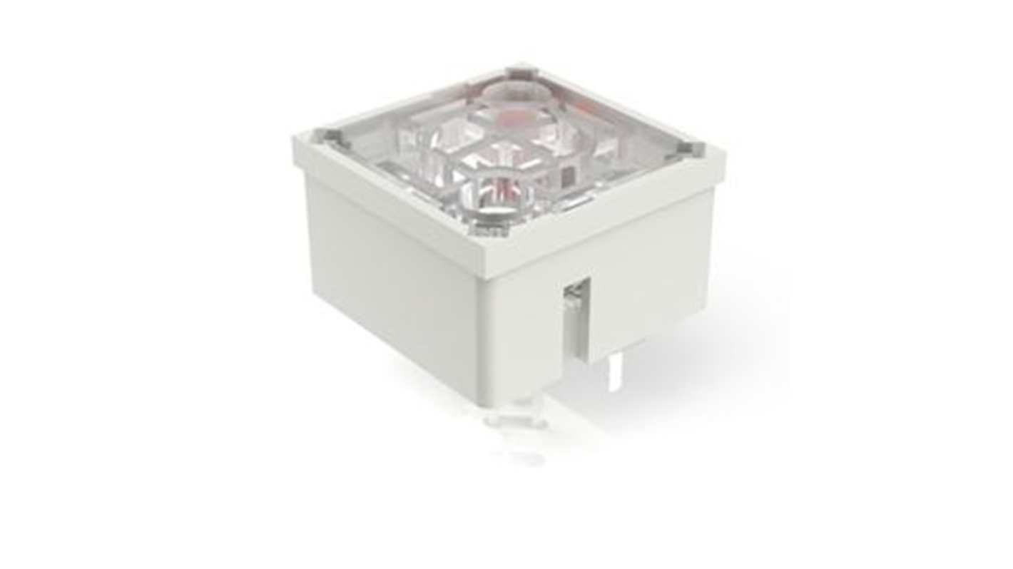 RAFI Transparent Tactile Switch, 1NO 250mA 15mm Panel Mount