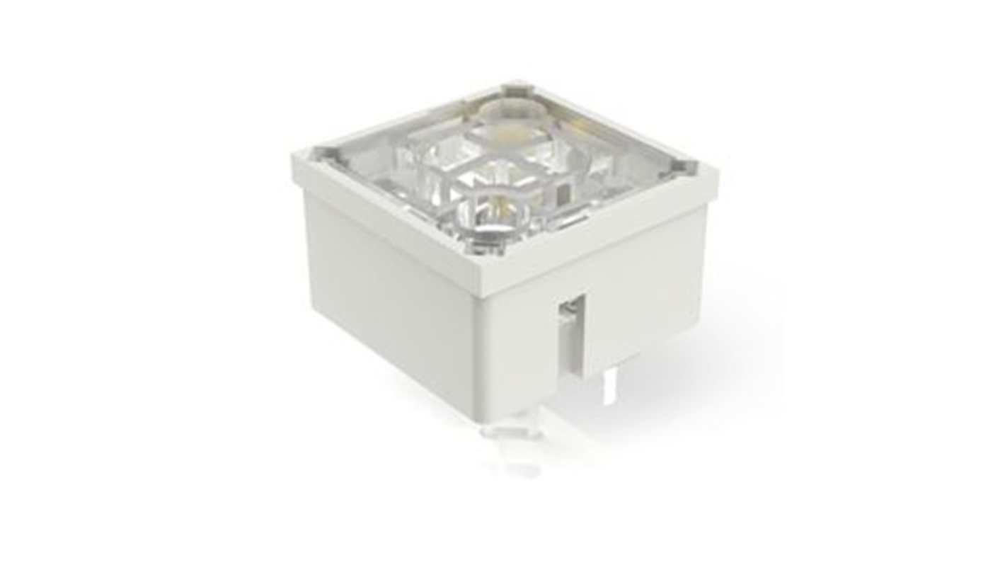 RAFI Transparent Tactile Switch, 1NO 250mA 15mm Panel Mount