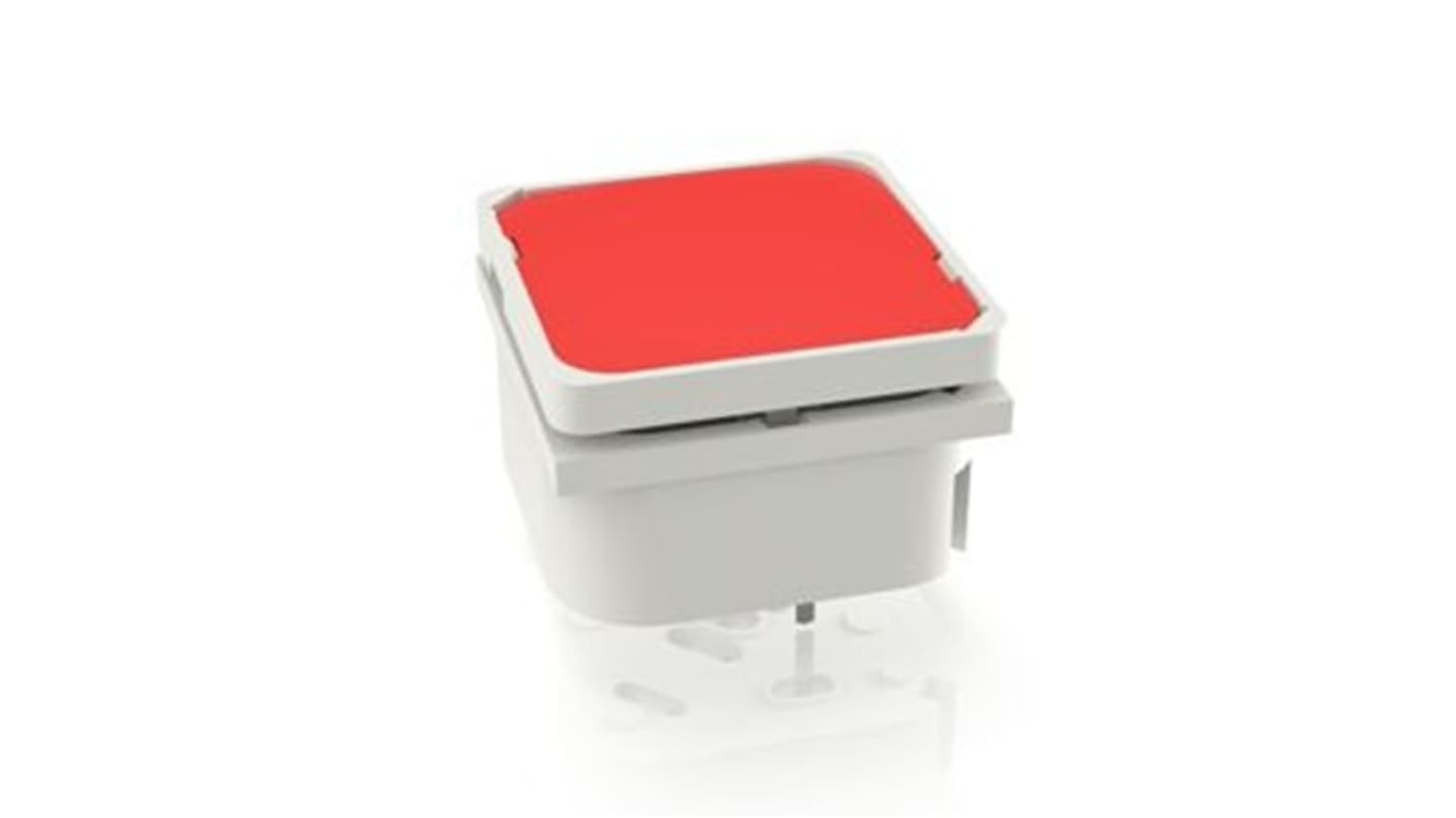 RAFI Red Tactile Switch, 1NO 250mA 19.05mm Panel Mount
