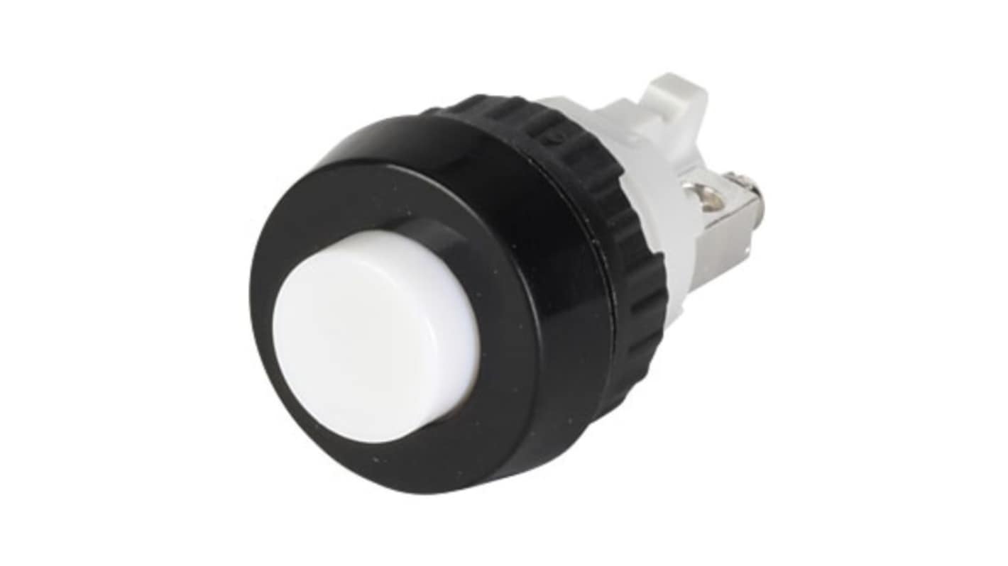 RAFI 1.10 Series Illuminated Push Button Switch, Momentary, Through Hole, 15.2mm Cutout, 1 NO, 250V, IP40, IP65