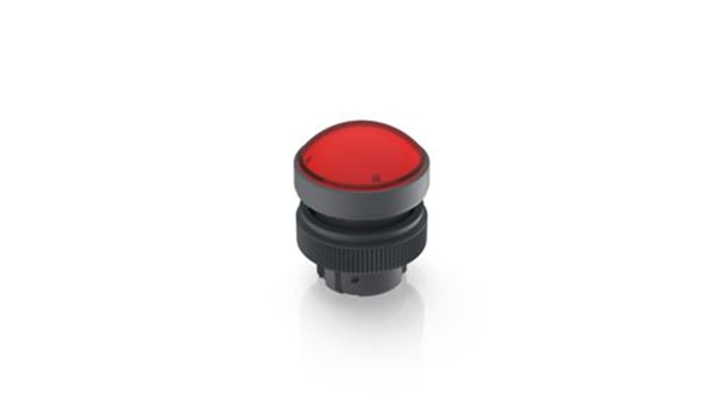 RAFI 红色LED指示灯, Φ22.3mm安装孔, 螺纹环端接, IP65, RAFIX 22 QR系列