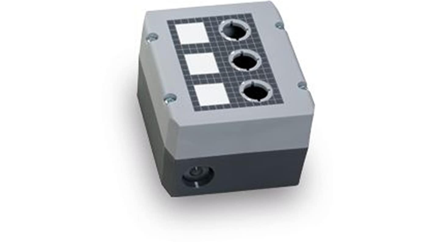 RAFI Light Grey RAFIX Enclosure - 3 Hole 22.3mm Diameter