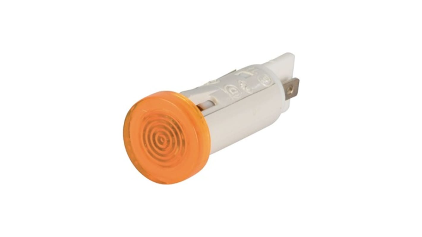 RAFI Yellow Push Button Lamp for Use with Push Button