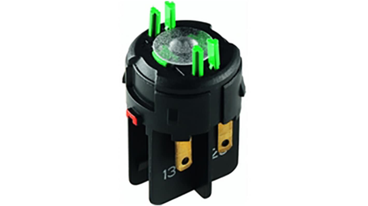 RAFI RAFIX 16 Series Contact Block for Use with Plug In Distributor, 250V ac, 1NO