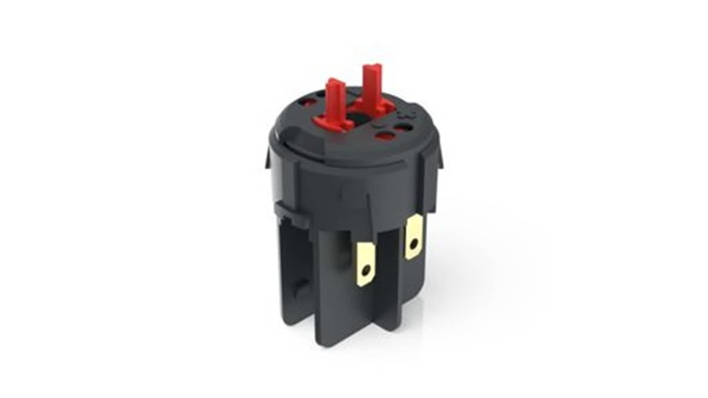 RAFI 按钮开关元件, 接触块, 250V 交流, 双极单掷触点, 用于插入式分配器, RAFIX FS系列