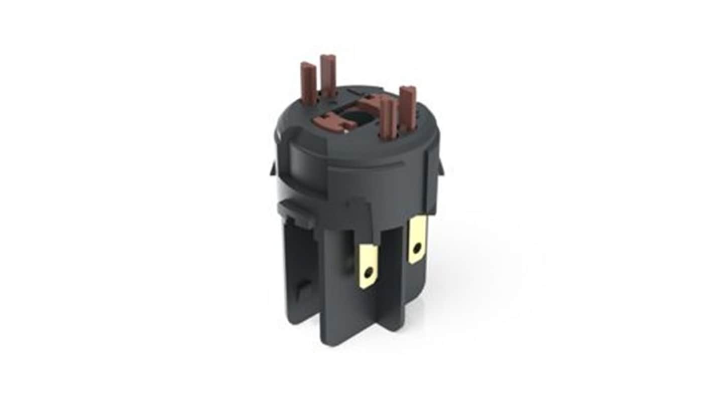 RAFI RAFIX 22 Series Contact Block for Use with Plug In Distributor, 250V ac, DPST