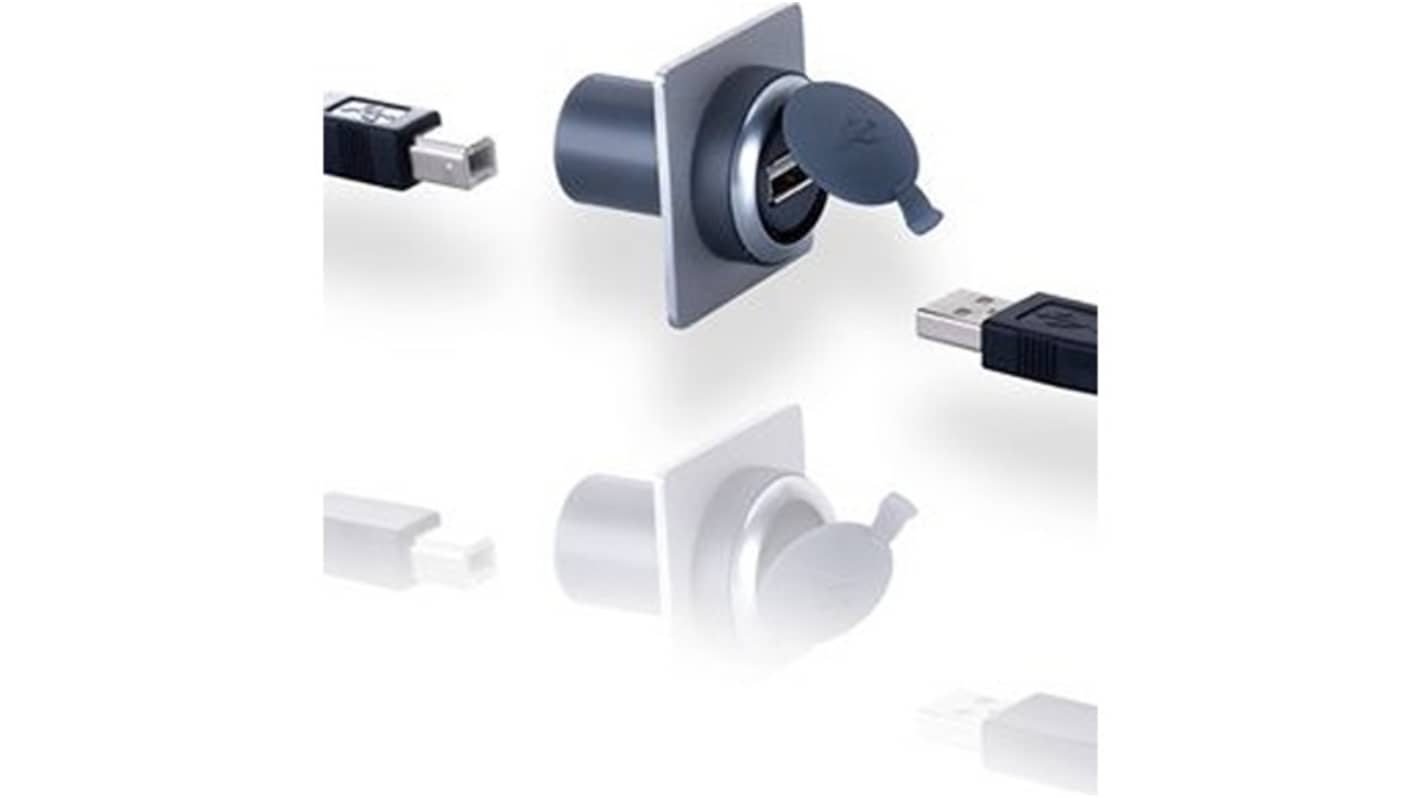 RAFI Push Button Adapter for use with Feed Through, 1.30.279.021/0700