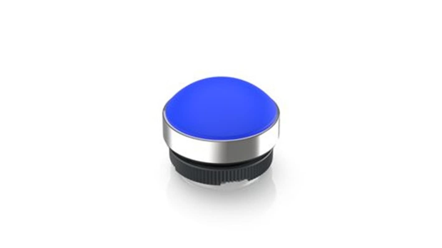 Indicator Lens Round Style, Blue, 22.3mm diameter