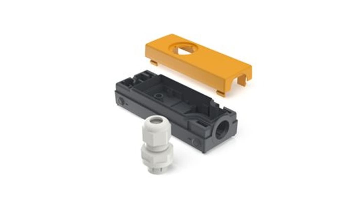 RAFI 外壳, Φ22.3mm孔径, 黄色, E-BOX MODULAR系列