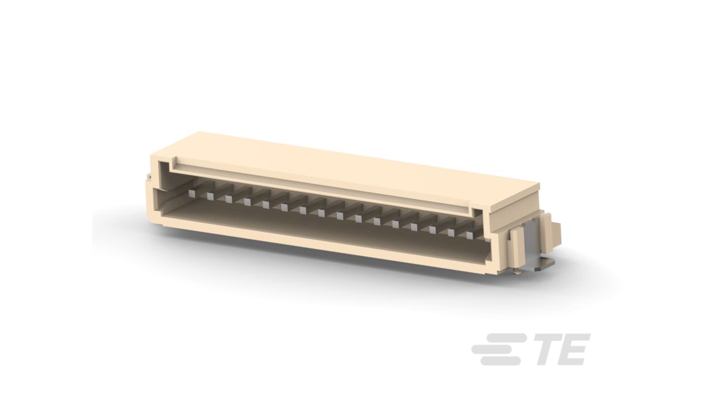 TE Connectivity VAL-U-LOK Series Right Angle Board Mount PCB Header, 17 Contact(s), 1.5mm Pitch, 1 Row(s), Shrouded