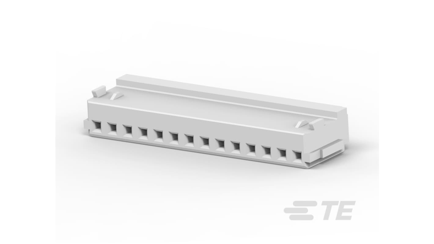 TE Connectivity AMP CT Series Vertical Cable Mount PCB Header, 14 Contact(s), 1.5mm Pitch, 1 Row(s), Shrouded