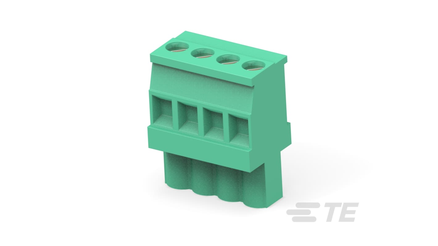 TE Connectivity, 5.08mm Pitch, Buchanan, 11 Way, Vertical, Pluggable Terminal Block, Plug, Board Mount, Wire