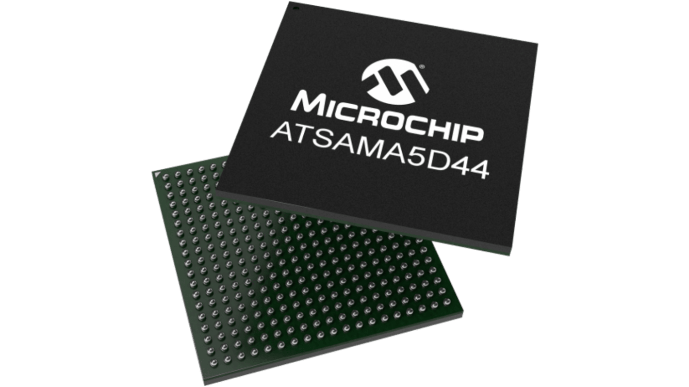 Mikroprocesor ATSAMA5D44B-CUR SAMA5D4 Cortex A5 MPU 32bit ARMv7-A 600MHz 361-pinowy TFBGA