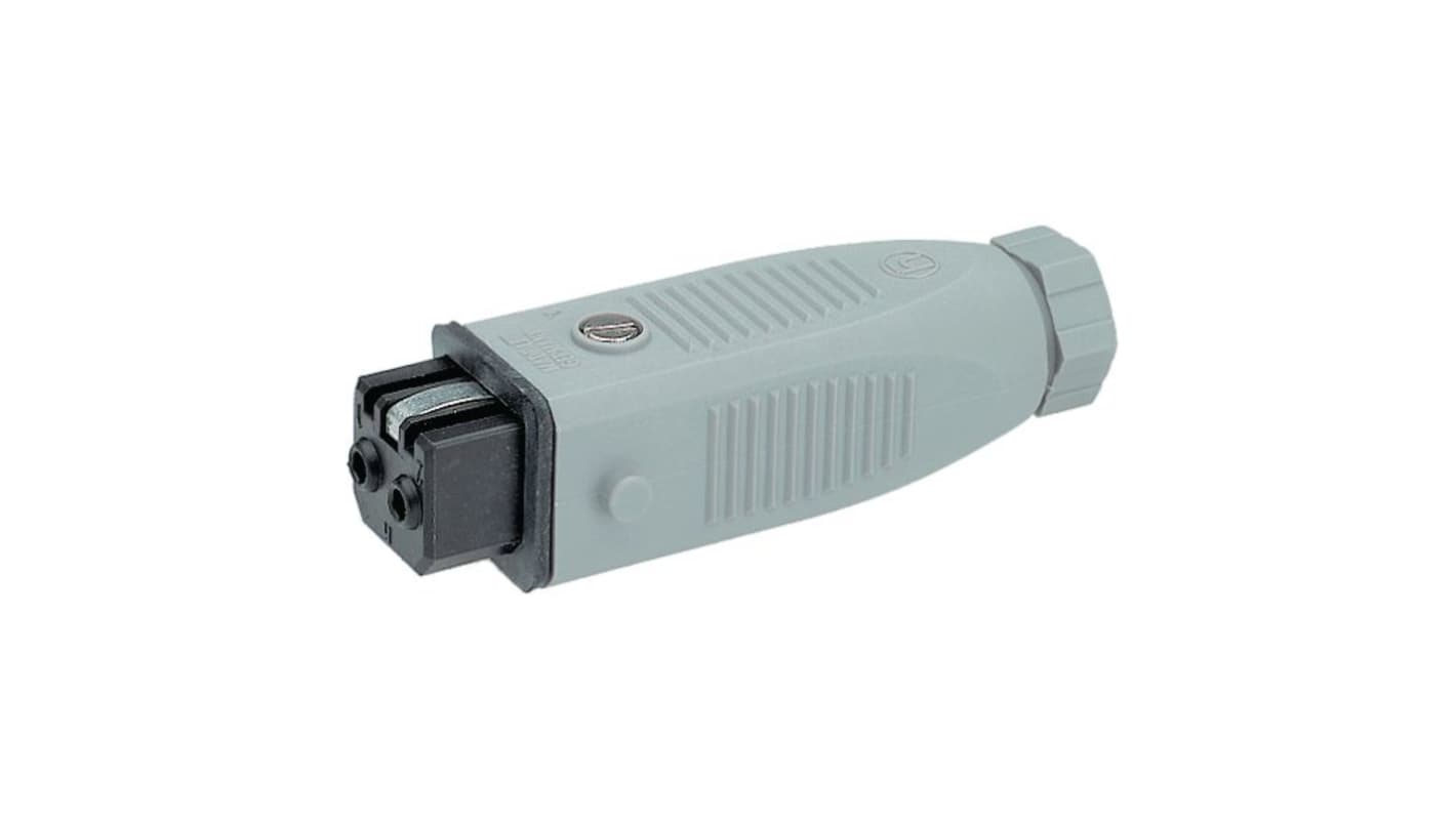 Hirschmann, ST IP54 Grey Cable Mount 2 + PE Industrial Power Socket, Rated At 10A, 250 V
