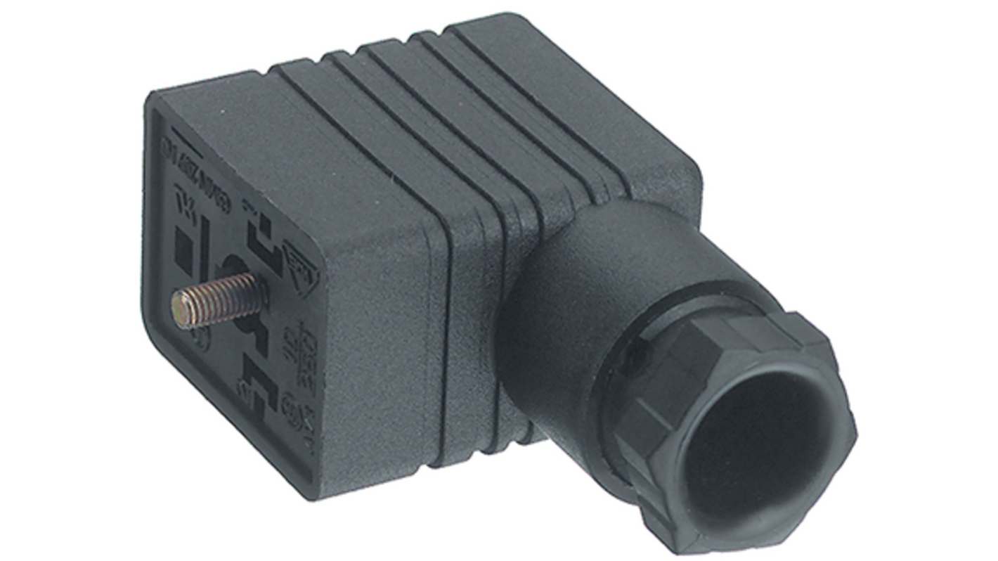 Hirschmann GMN 209 NJ 2 + PE DIN 43650, Socket DIN 43650 Solenoid Connector, 250 V Voltage