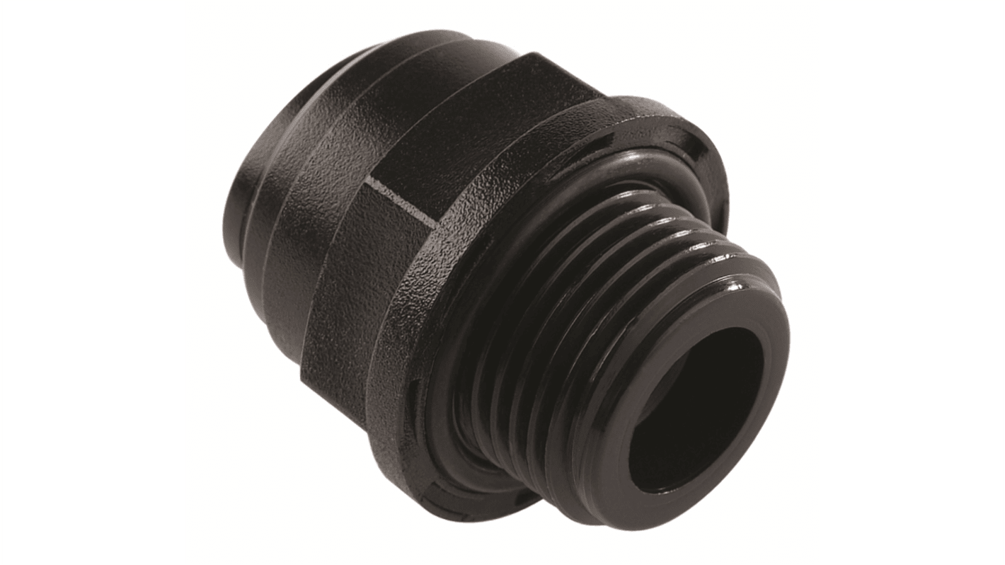 RS PRO Threaded-to-Tube, Push In 10 mm to G 1/4, Push-in Connection Style