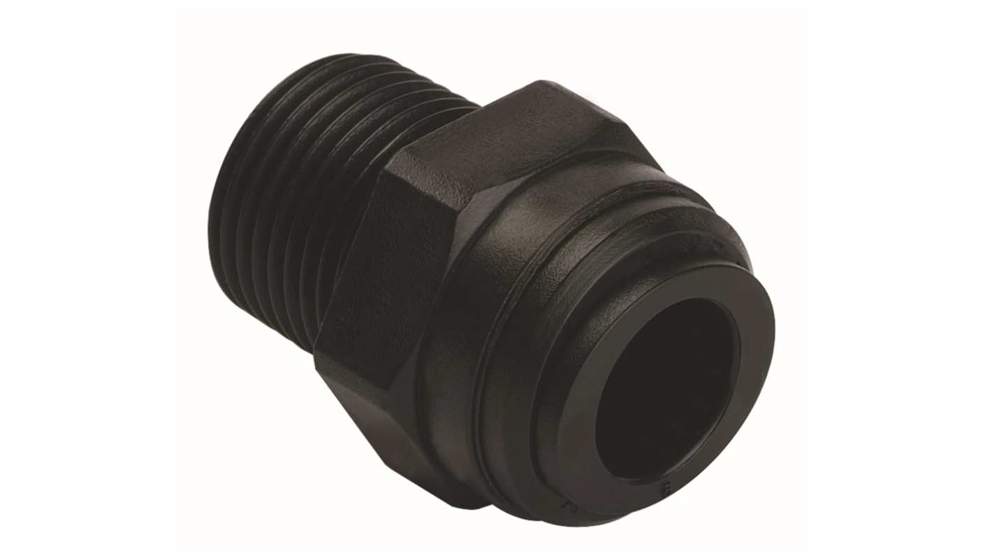 RS PRO Threaded-to-Tube, Push In 8 mm to R 1/2, Threaded-to-Tube Connection Style